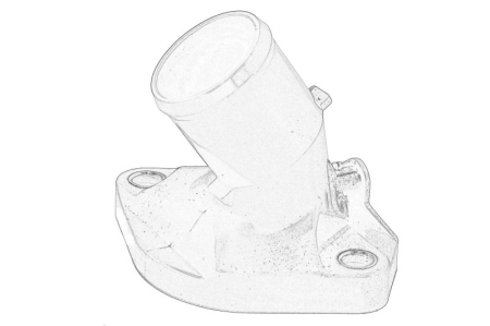 Termostat - Carcasa termostat potrivita DACIA DOKKER 1.2/1.5D/1.6 2017-2021 potrivit RENAULT