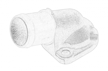 Piese Auto - Carcasa termostat potrivit HYUNDAI ELANTRA III, SANTA FÉ I, TRAJET, TUCSON; KIA CARENS I, CARENS III, CERATO I, SPORTAGE II 2.0D 04.01-03.13