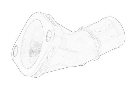 Piese Auto - Carcasa termostat potrivit HYUNDAI I10 I, I10 II, I20 I, I20 II 1.2/1.2LPG 09.08-