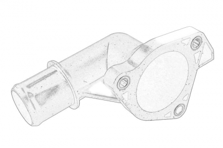 Carcasa termostat potrivit MAZDA 3, 6, 6/KOMBI, CX-5 2.2D dupa 2012 [1]