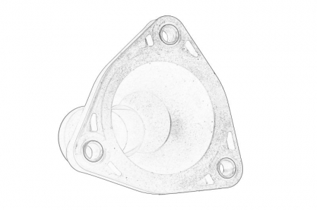 Carcasa termostat potrivit NISSAN MICRA C+C III, MICRA III, NOTE 1.2/1.4/1.4LPG 01.03-08.13 [1]