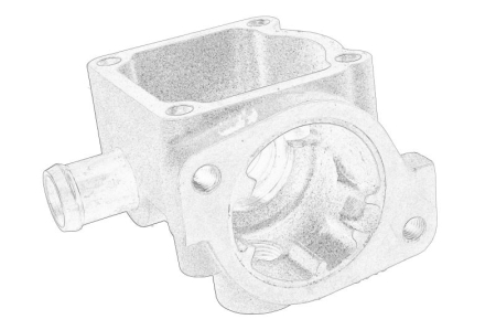 Termostat - Carcasa termostat potrivita PERKINS
