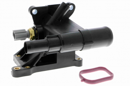 Carcasa termostat potrivit VOLVO C30, S40 II, S80 II, V50; FORD C-MAX, C-MAX II, FIESTA V, FIESTA VI, FOCUS C-MAX, FOCUS I, FOCUS II, FOCUS III, FUSION, GALAXY II 1.6-3.0 08.96-02.20 [2]