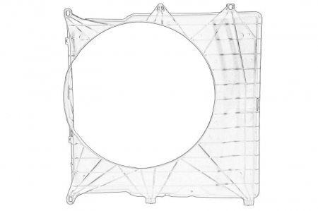 Ventilator - Carcasa ventilator radiator potrivit IVECO DAILY VI 03.14-