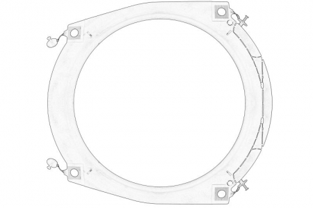 Ventilator - Carcasa ventilator radiator potrivit IVECO EUROTECH MH, EUROTECH MP, EUROTECH MT 01.92-