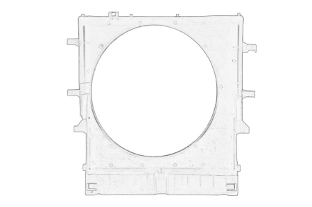 Ventilator - Carcasa ventilator radiator potrivit MERCEDES SPRINTER 3,5-T (B906), SPRINTER 3,5-T (B907, B910), SPRINTER 3-T (B906), SPRINTER 4,6-T (B906), SPRINTER 4-T (B907, B910) 1.8-3.5 06.06-