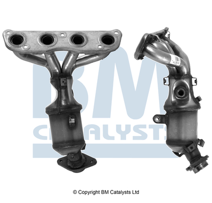 Catalizator - Catalizator EURO 4/EURO 5 potrivit NISSAN QASHQAI I, X-TRAIL II 2.0 2007-2014