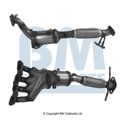 Catalizator EURO 4 potrivit VOLVO C30, S40 II, V50; FORD C-MAX, FOCUS C-MAX, FOCUS II 1.4/1.6 2003-2012 [1]