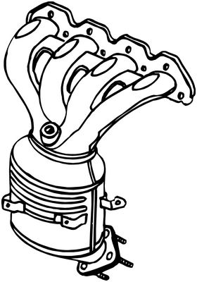 Catalizator - Catalizator EURO 5 potrivit CHEVROLET AVEO, CRUZE, ORLANDO, TRAX; OPEL ASTRA H, ASTRA J, ASTRA J GTC, INSIGNIA A, MOKKA / MOKKA X, ZAFIRA B, ZAFIRA C 1.6/1.8/1.8LPG dupa 2005