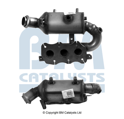 Catalizator - Catalizator EURO 6 potrivit RENAULT TWINGO III; SMART FORFOUR, FORTWO 1.0 dupa 2014