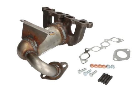 Catalizator - Catalizator fata potrivit Ford Fiesta V, Fiesta VI, Fusion; Mazda 2 2001-2018 - 1.2-1.6, Euro 4, motor max. 1600 cm³