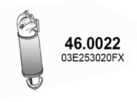 Catalizator fata potrivit Seat Cordoba, Ibiza III; Skoda Fabia I, Fabia I Praktik; VW Polo IV 2001-2008 - 1.2, Euro 4, motor max. 1200 cm³ [1]