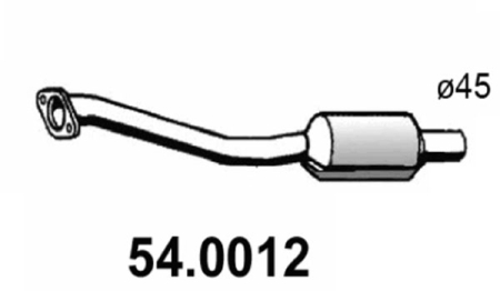 Catalizator fata potrivit Toyota Yaris 1999-2005 - 1.3 / 1.5, Euro 3, motor max. 1500 cm³ [1]