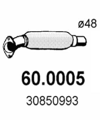 Catalizator fata potrivit Volvo S40 I, V40 1995-2004 - 1.6 / 1.8 / 2.0, Euro 2, motor max. 2000 cm³ [1]