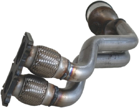 Catalizator potrivit Audi A3; Seat Leon, Toledo II; Skoda Octavia I; VW Bora, Bora I, Golf IV, New Beetle 1996-2010 - 1.6, Euro 2 / · Euro 3, motor max. 1600 cm³ [1]