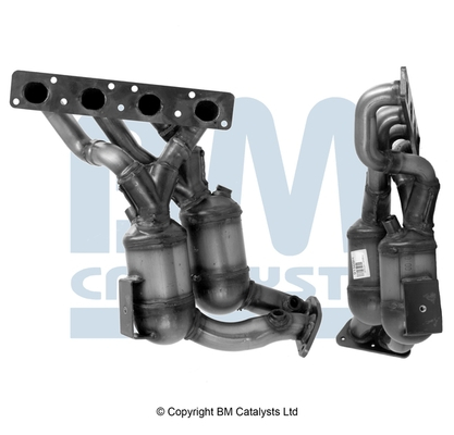 Catalizator potrivit Bmw 1 (E87), 3 (E90), 3 (E91) 2004-2012 - 2.0, Euro 4, ceramica, motor max. 2000 cm³ [1]