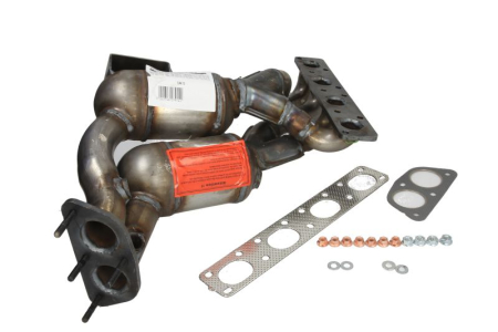 Catalizator - Catalizator potrivit Bmw 1 (E87), 3 (E90), 3 (E91) 2004-2012 - 2.0, Euro 4, ceramica, motor max. 2000 cm³