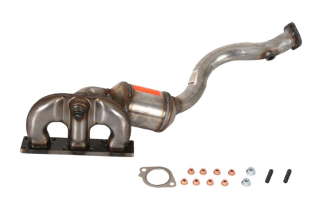 Catalizator - Catalizator potrivit Bmw 5 (E39), 5 (E60), 5 (E61), 7 (E65, E66, E67), X5 (E53) 2000-2010 - 2.2 / 2.5 / 3.0, Euro 3, ceramica, motor max. 3000 cm³