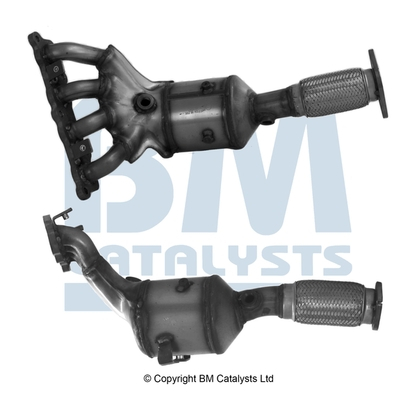 Catalizator potrivit Ford B-MAX, Fiesta, Fiesta VI, Ka+ III 2008-2020 - 1.2-1.6, Euro 6, ceramica, motor max. 1600 cm³ [1]