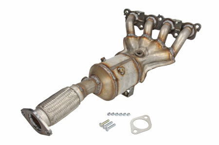 Catalizator - Catalizator potrivit Ford B-MAX, Fiesta, Fiesta VI, Ka+ III 2008-2020 - 1.2-1.6, Euro 6, ceramica, motor max. 1600 cm³