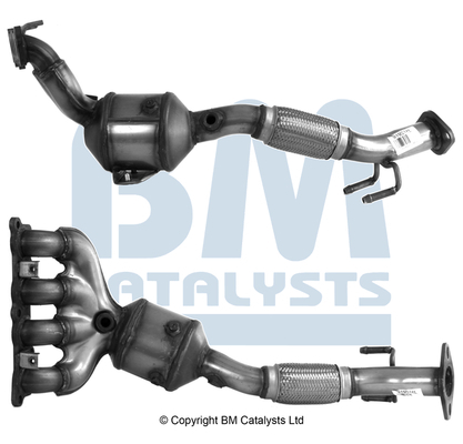 Catalizator potrivit Ford C-MAX II, Focus III 2010-2020 - 1.6, Euro 6, ceramica, motor max. 1600 cm³ [1]