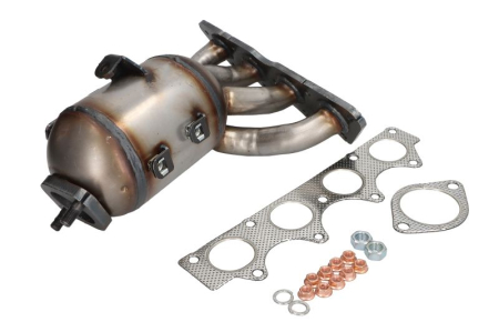 Catalizator - Catalizator potrivit Hyundai Accent IV, Elantra V, I20 I, I30, I40 I, I40 I CW, IX20, IX35, Tucson, Veloster; Kia Carens III, Carens IV, Cee'd dupa 2007 - 1.4-1.6 GPL, Euro 5 / · Euro 6, motor max. 16
