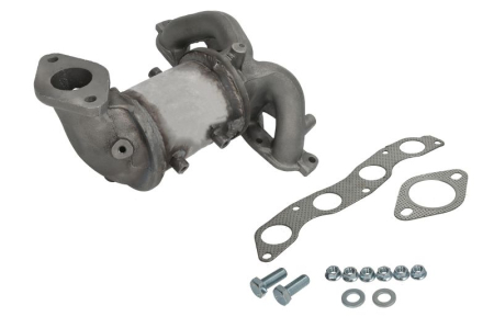 Catalizator - Catalizator potrivit Hyundai I20 I; Kia Rio III 2008-2017 - 1.2 / 1.25 / 1.2 GPL, Euro 5, ceramica, motor max. 1250 cm³