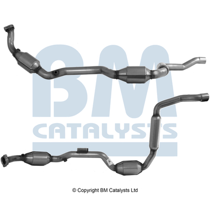 Catalizator potrivit Mercedes M (W163) 1998-2005 - 3.2 / 3.7, Euro 3, ceramica, motor max. 3800 cm³ [1]