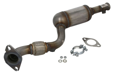 Catalizator - Catalizator potrivit Nissan Kubistar; Renault Clio II, Kangoo, Kangoo Express dupa 1997 - 1.0 / 1.2 / 1.2 GPL, Euro 4 / · Euro 3, ceramica, motor max. 1200 cm³