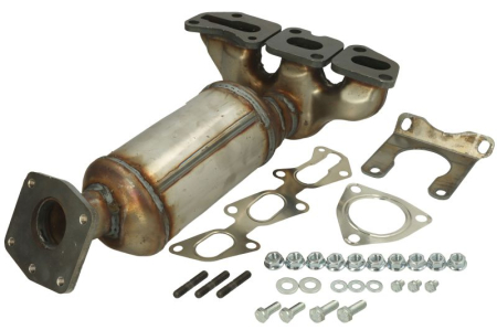 Catalizator - Catalizator potrivit Opel Agila A, Corsa C, Corsa D 2000-2014 - 1.0, Euro 5, ceramica, motor max. 1000 cm³
