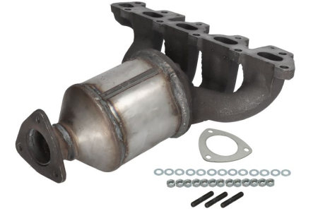 Catalizator - Catalizator potrivit Opel Astra G, Astra H, Astra H GTC, Corsa C, Meriva A, Signum, Tigra, Vectra B, Vectra C, Vectra C Gts, Zafira A; Saab 9-3 2000-2015 - 1.8, Euro 4, ceramica, motor max. 1800 cm³