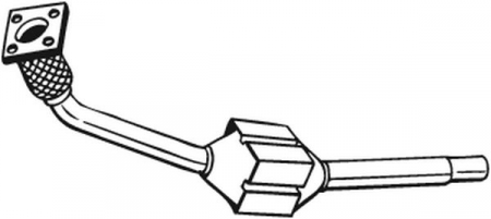 Sistem evacuare - Catalizator potrivit SEAT INCA; VW CADDY II, CADDY II/MINIVAN 1.9D 11.95-01.04