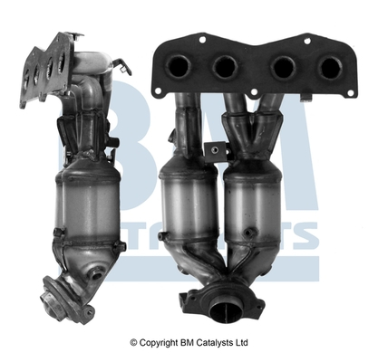 Catalizator potrivit Toyota Avensis, Avensis Verso, Rav 4 II 2000-2009 - 2.0 / 2.4, Euro 4, ceramica, motor max. 2000 cm³ [1]