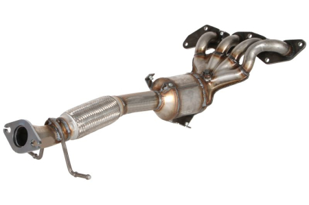 Catalizator - Catalizator potrivit Volvo C30, S40 II, V50; Ford C-MAX, Focus C-MAX, Focus II, Galaxy II, Mondeo IV, S-MAX 2003-2015 - 1.8-2.0 GPL, Euro 4, ceramica, motor max. 2000 cm³
