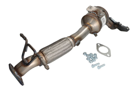 Catalizator - Catalizator potrivit Volvo C30, S40 II, V50; Ford C-MAX, Focus C-MAX, Focus II, Galaxy II, Mondeo IV, S-MAX 2003-2015 - 1.8-2.0 GPL, Euro 5, ceramica, motor max. 2000 cm³