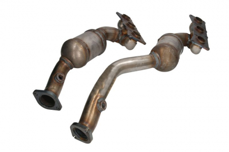 Catalizator - Catalizator set 2 tevi EURO 4 potrivit BMW Seria 5 (E60), 5 (E61), 6 (E63), 6 (E64), 7 (E65, E66, E67) 2.5/3.0 2004-2010