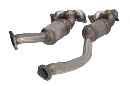 Catalizator set 2 tevi EURO 4 potrivit BMW Seria 5 (E60), 5 (E61), 6 (E63), 6 (E64), 7 (E65, E66, E67) 2.5/3.0 2004-2010 [1]