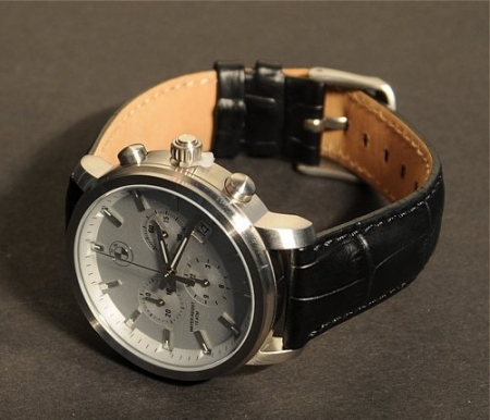 Ceas BMW Curea Piele Neagra Chrono [1]