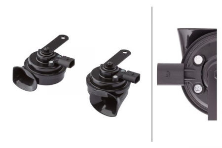 Electrica - Claxon (400-500Hz 110dB 12V) potrivit AUDI A1, A1 CITY CARVER, A3, A4 ALLROAD B8, A4 ALLROAD B9, A4 B7, A4 B8, A4 B9, A5, A6 ALLROAD C6, A6 ALLROAD C7, A6 ALLROAD C8, A6 C6, A6 C7 03.05-