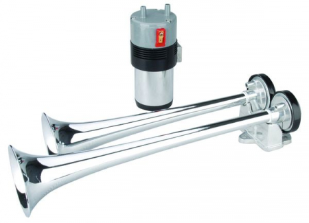 Piese Auto - Claxon (Electro-pneumatic, 12V, 300/350mm, Dublu; cu compressor)