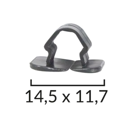 Clema izolare capota (aplicatie: izolare motor, cantitate per impachetare: 10 buc) potrivit AUDI A3 8L, A3 8P, A4 B6, A4 B7, A4 B8, A5 8T, A6 C5, A6 C6, A8 D2, A8 D3, Q5 8R 03.94-11.19 [1]