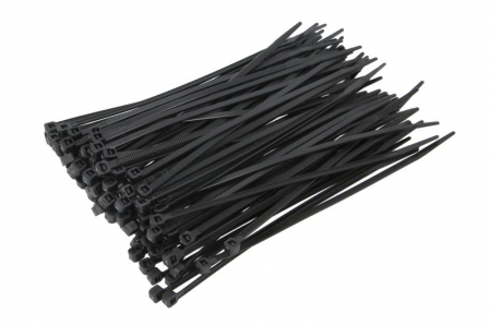Echipamente - Colier furtun 100buc., culoare: negru, latime 3,6 mm, lungime 140mm, material: poliamida 6.6