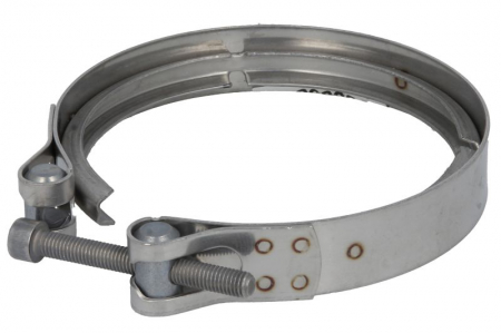 Set montaj esapament - Colier sistem esapament (132mm-114,3mm, otel inoxidabil) potrivit MAN TGS I, TGX I D1556LF08-D3876LF02 06.06-09.21