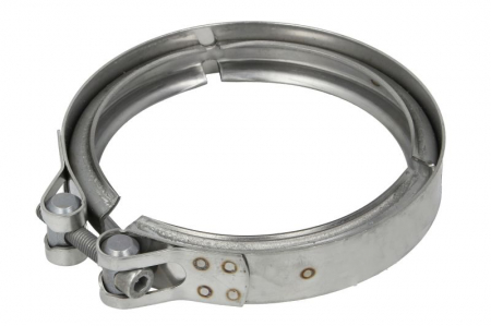 Sistem evacuare - Colier sistem esapament (142mm-124,5mm, otel inoxidabil) potrivit DAF potrivit DAF CF, XF 106; VDL FUTURA MX-11210-MX340 09.10-