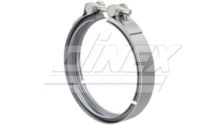 Sistem evacuare - Colier sistem esapament (164mm, otel inoxidabil) potrivit VOLVO potrivit VOLVO FH II, FM II, FMX II D11C410-G13C420 01.12-