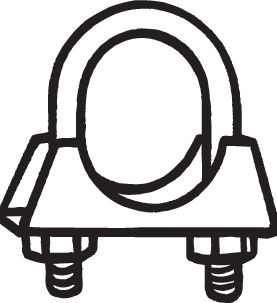 Colier sistem esapament (62mm) potrivit IVECO DAILY I, DAILY II, DAILY III, DAILY IV; MERCEDES 190 (W201), A (W169), B SPORTS TOURER (W245), G (W460), VIANO (W639) 1.4CNG-4.6 01.78- [1]