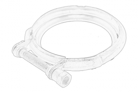 Set montaj esapament - Colier sistem esapament potrivit BMW X3 (G01, F97, G08), X4 (G02, F98) 2.0/2.0H 08.17-