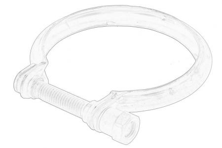Set montaj esapament - Colier sistem esapament potrivit IVECO