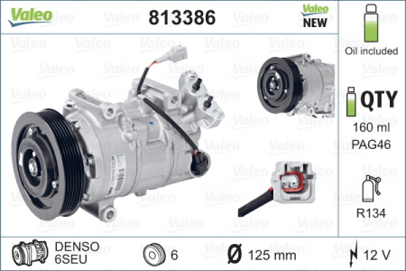 Compresor clima Ac - Compresor AC clima RENAULT GRAND SCENIC III, MEGANE CC, MEGANE III, SCENIC III 1.5D-1.6LPG dupa 2008