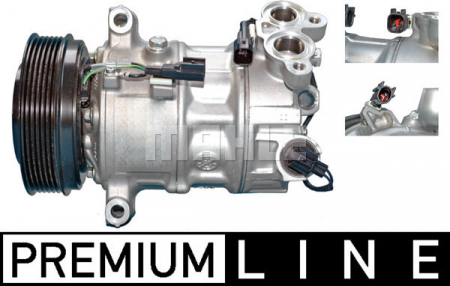 Compresor clima Ac - Compresor clima auto aer conditionat potrivit VOLVO S60 II, S90 II, V40, V60 I, V90 II, XC60 I, XC90 II 1.5-2.0H 10.13-